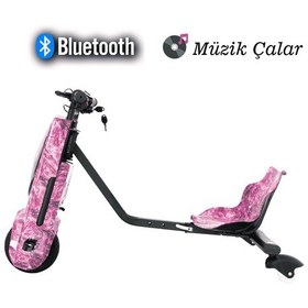 Resim Tbıke Drift Car Elektrikli Kaykay Hoverboard Pembe 