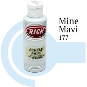 Resim Rich Master Akrilik Boya 120 Cc. 177 Mine Mavi 