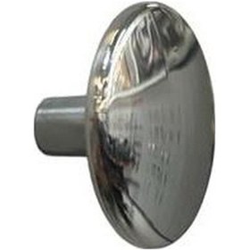 Resim Kulp Büyük Düz Düğme Krom 