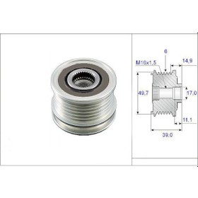 Resim VALEO 588020 ALTERNATÖR KASNAĞI MERCEDES C SERI SPRINTER 00-06 98 