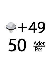 Resim Citroen, Fiat, Ford, Peugeot, Renault İçin Döşeme Klipsi-50'li 