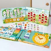Resim Tekrar Kullanılabilir DIY Eğlenceli Meşgul Kitap, Hava Zamanı Temalı Aktivite Oyuncak, Dijital Harf Aydınlatma Bilişsel Beceriler Mantık Geliştirme 