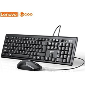 Resim Geeksen Lenovo Lecoo Cm101s Usb Klavye Seti: Ergonomik, Sessiz Ve Suya Dayanıklı Tasarım 