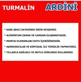 Resim Turmalin Diş Fırçalık Siyah Çok Renkli 