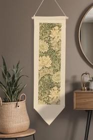 Resim William Morisse Duvar Halısı, Sanat Serisi Dekor, 100cm Kanvas Flama Askılı Duvar Örtüsü NO:701 - Renkli - 14 / 30 x 100 