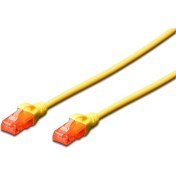 Resim Beek CAT. 6 Patch Kablo, U/UTP, 10 metre, AWG 26, Sarı Renk, LSZH 