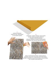 Resim Tink Kendinden Yapışkanlı Yeşim Taşı Desenli Pvc Panel 41x62 Cm 