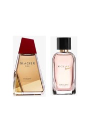 Resim Oriflame Sevgili Çiftlere Özel 2'li Kadın Erkek Parfüm Seti-eclat Amour Kadınedt&glacier Fire Erkek Edt 