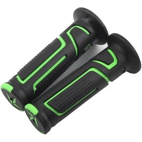 Resim Hightower Yeşil 8 Renk 22-24mm Universal Motosiklet Tutma Kolu Kılıfı Ergonomik Kavrama 