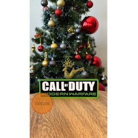 Resim Turuncuhane Call Of Duty Modern Warfare Logo Masaüstü Xbox Koleksiyon Figürü Hediyelik Dekoratif Obje 16 C 