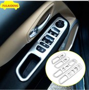 Resim Jeep Renegade İç Cam Açma Çerçevesi Aksesuar 4 Parça Set Silver 