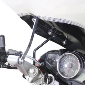 Resim GP Kompozit Suzuki İnazuma 2012-2016 Uyumlu Baskılı Tur Camı Şeffaf 65 cm 