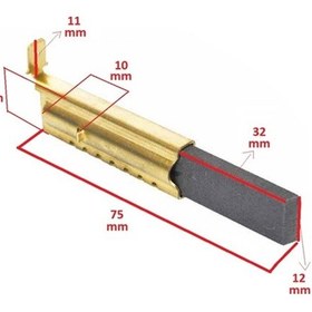 Resim Üniversal Çamaşir Makinesi Motor Kömürü (Takim) Iki Adet (Kod:44) - 315432622 