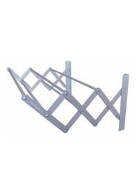 Resim Compact Çamaşırlık 40 Cm 5 Askılı Duvara Monte Akordiyon Tipi Gri 