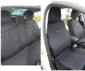 Resim Rover 820 ile Uyumlu Lüx Oto Koltuk Minderi Ön Arka 5'li Set Five Star Serisi SİYAH 