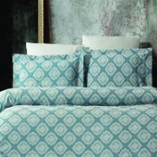 Resim Maxstyle Damask Lyocell Mavi Çift Kişilik Nevresim Takımı 