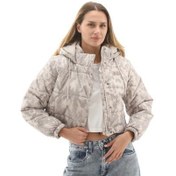 Resim Vans Hillgate Aop Cropped Puffer Kadın Mont Gri 