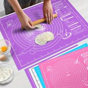Resim 1 Çok Fonksiyonlu Yapışmaz Silikon Pişirme Matı - Pizza, Kurabiye ve Daha Fazlası İçin İdeal - Mükemmel Tatil Mutfak Aleti, Halloween, Noel, Paskalya, Şükran Günü Dahil 4 Renkte Mevcut - Dayanıklı EVA Malzeme, Silikon Pişirme Kalıpları 