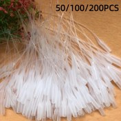 Resim 50/100/200 Hassas Yapıştırıcı Uygulayıcıları Mikro Uçlar ve Uzatıcılar ile, El Sanatları ve Laboratuvar Dağıtımı için Uygun Evrensel Damlatıcı Başlıklar 401 Yapıştırıcı Damlatma Pipet 502 Yapıştırıcı Uzatılmış Nokta Döşeme Tüpü Ultra İnce 0.1mm 