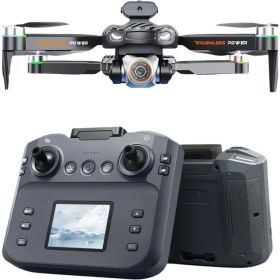 Resim S9 4K Kamera Drone Uzaktan Kumandalı Mini Quadcopter Katlanır Kanat S9 Drone 