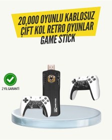 Resim Kablosuz Retro Oyun Konsolu - Geniş Oyun Kütüphanesi Ve Hd Görüntü İle Sonsuz Eğlence 