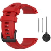 Resim Garmin Instinct 2s Akıllı Saat Bandı İçin 20mm Silikon Kordonlu Saat Kayışı 