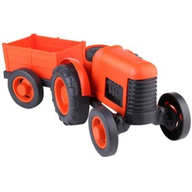 Resim NW NessiWorld LC Römorklu Sürtmeli Plastik Traktör 