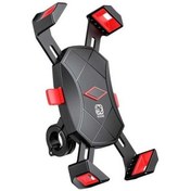 Resim Wondernest Kewig Yansıma Düşmeye Dayanıklı Bisiklet Motosiklet 4 Pençe Telefon Tutucu M113a Siyah 