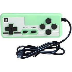 Resim Yeşil-video Oyun Konsolları Usb Mikro Adaptör Oyun Konsolu Denetleyici Gamepad 