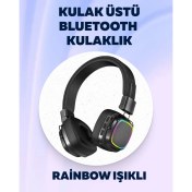 Resim Techno Stock Yüksek Ses Kaliteli Kablosuz Kulak Üstü Kulaklık – Bt 5.3 