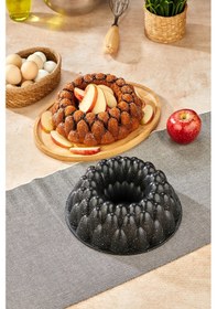 Resim Polochef Prizma Döküm Granit Kek Kalıbı Siyah 26 Cm Siyah 