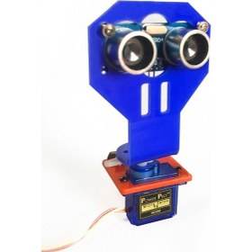 Resim Hc-Sr04 Ultrasonik Sensör Bağlantı Montaj Aparatı Mesafe Sens... 