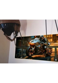 Resim Özel Fotoğraflı Kask Askısı, Motorcu Kask Askısı, Personalv27 