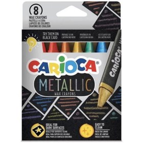 Resim Genel Markalar Supertrend Metalik Wax Crayons Maxi Yıkanabilir Mum Boya 8 Renk 