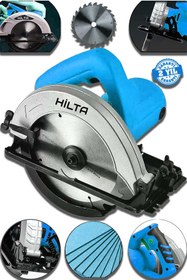 Resim Hilta Power Alman 8500 W Bakır Sargı Çelik Şanzıman Profesyonel Daire Testere Sunta Kesme Makinesi 