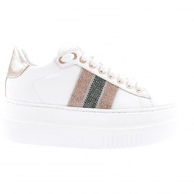 Resim Dgn Kadın Kalın Silver Taşlı Sneakers Ayakkabı Beyaz 15299763118 