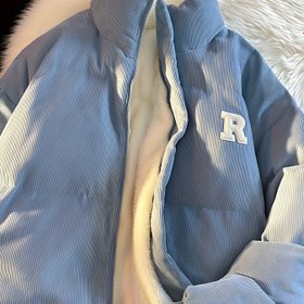 Resim Kadınlar için Kışlık Ceket - Çift Taraflı Polar Astarlı, İncelemeli Rüzgar Geçirmez Dış Katman, Beyaz & Lila Mor H-Line Silueti, Yaka ve Asimetrik Etekli Soğuk Havada Günlük Giyim (Elde yıkanabilir) 