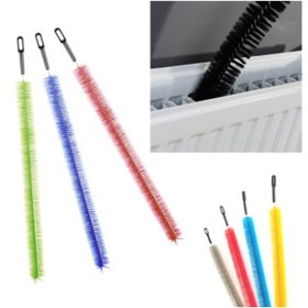 Resim Çokuygunuz Esnek Akrobatik Uzun Kalorifer Petek Temizleme Fırçası Tüy Toz Alıcı 