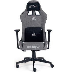 Resim Titanseat Fury Anthra Kumaş Oyuncu Koltuğu Gri 