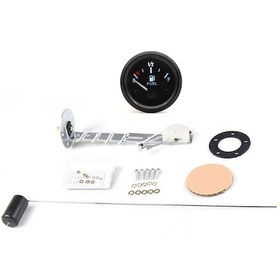 Resim Samdoo 52mm Led Aydınlatmalı 12v Otomobil Yakıt Seviye Göstergesi - Siyah Çerçeveli 