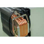 Resim Gorgonx Euryale 6p Rgb Cpu Soğutucu - 6 Bakır Boru - 120mm Fan - Termal Macun Dahil 120*120*25mm 