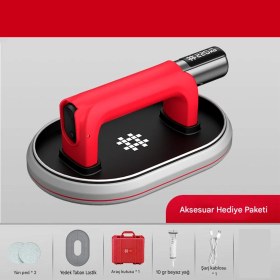 Resim 220 kg Yüksek Güçlü Emiş Dijital Göstergeli Vakumlu Vantuz Cam Seramik Mermer Ağır Yük Taşıma Vakum 