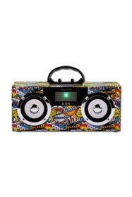Resim Tastech Kablosuz Hoparlör Bluetooth Speaker Fm Radyolu Mp3 Çalar 2x3w Güçlü Ses 
