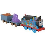 Resim Thomas ve Arkadaşları Büyük Tekli Tren Eğlenceli Karakterler Crystal Caves Thomas HJV43 