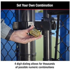 Resim Master Lock Şifreli Kilit, Iç Ve Dış Asma Kilit, Sıfırlanabilir Ş 