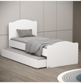 Resim Garaj Home Yaren Yavrulu Karyola - Beyaz Diğer 