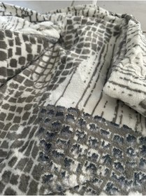 Resim Kaymaz Taban Lastikli Halı Örtüsü 6m2 - Yıkanabilir Süngersiz Kadife Görünümlü Pamuklu S89 Çok Renkli 