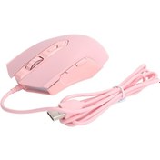 Resim Ajazz 7 Tuşlu Kablolu Fare 7 Hız Dpı Ayarlanabilir Rgb Oyun Faresi Pembe 