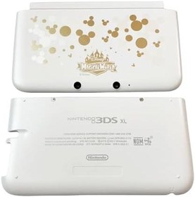 Resim 3DS XL LL Üst ve Alt Kapak Plakaları Kabuklar Sınırlı Beyaz Değiştirme, 3DSXL 3DSLL El Oyun Konsolları ile Uyumlu, Ekstra Kendin Yap Sihirli Dünya Sürümü A/E Ön Panel Kapak Plakası 2 ADET 