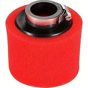 Resim Cloudstore Motosiklet Scooter Dirt Pit Bike Moped 50mm Düz Hava Filtresi Sünger Temizleyici 